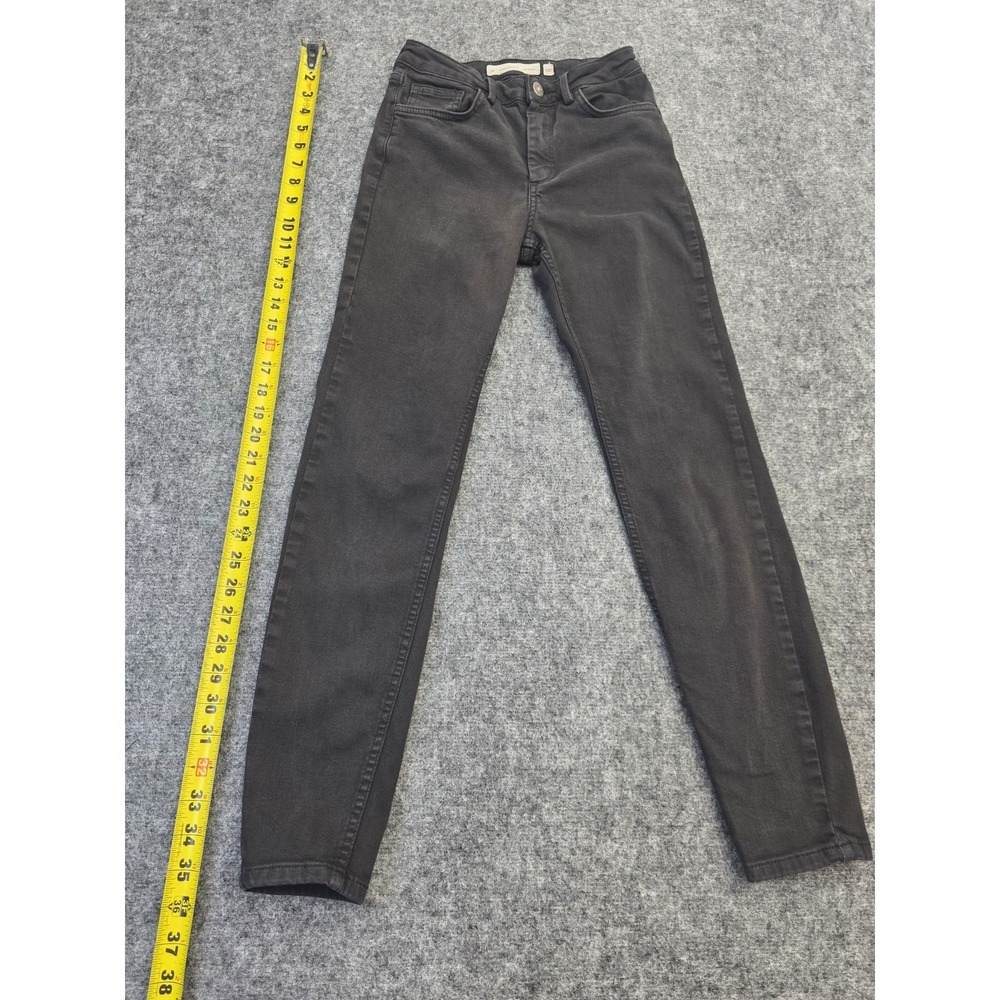 Subdued Black Denim Jeans High Rise Waist, Skinny, Size 26,‎